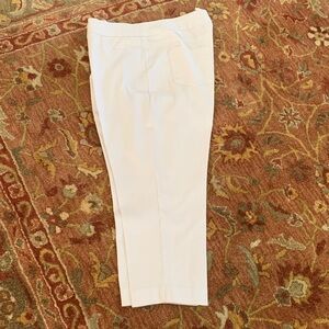 Soft Surroundings White Cropped Pants